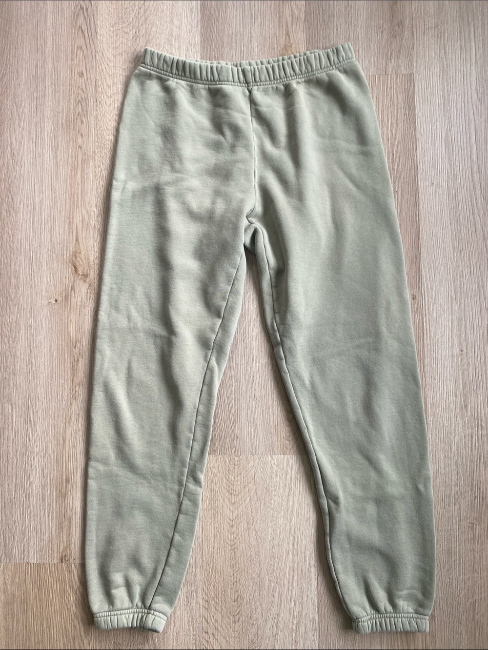 Tna CozyAF Fleece Jogger Sweatpants Sage Green Size Medium - Picture 2 of 11